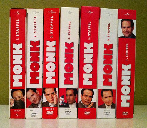 Set of "MONK" DVDs